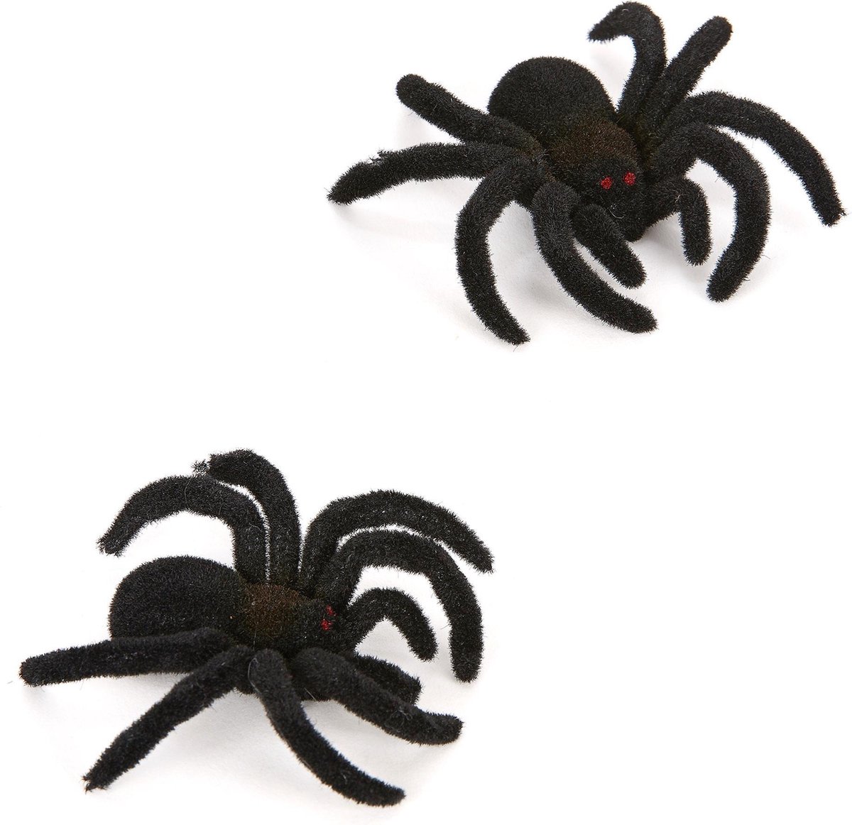 WIDMANN - Set van twee Halloween spinnen - Decoratie > Decoratie beeldjes